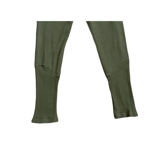 PUMA Womens Size Small Cropped Green Work Out Athletic Yoga Leggings Pants - Picture 5 of 6